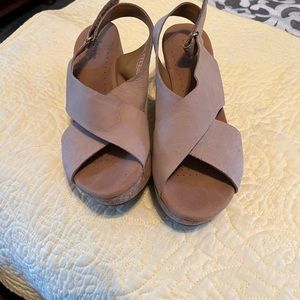 Worn once Clark sandals